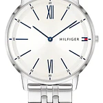 Reloj Tommy Hilfiger Cooper Código 1791511 para Hombre – Acero Plateado con Esfera Blanca