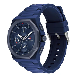 Reloj Tommy Hilfiger Código 1792122 para Hombre – Silicona Azul Multifunción