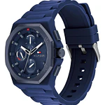 Reloj Tommy Hilfiger Código 1792122 para Hombre – Silicona Azul Multifunción