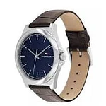 Reloj Tommy Hilfiger Norris Código 1710549 para Hombre – Correa de Cuero Café y Esfera Azul