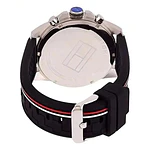 Reloj Tommy Hilfiger Decker Código 1791473 para Hombre – Correa de Silicona Negra y Esfera Negra