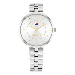 Reloj Tommy Hilfiger Ella Código 1782683 para Mujer – Acero Inoxidable Plateado con Cristales