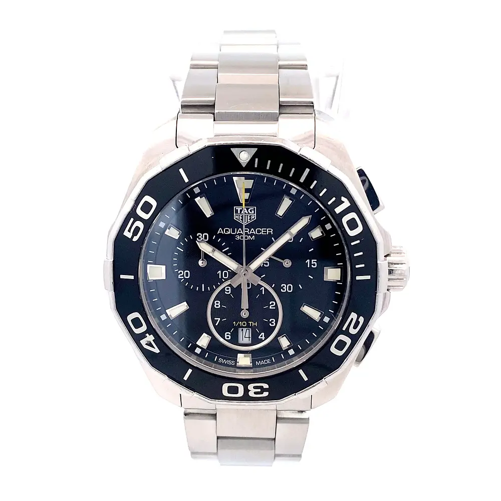Reloj TAG Heuer Aquaracer Código CAY111A para Hombre – Cuarzo en Acero con Cristal Zafiro