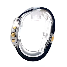Reloj Hublot MDM Geneve Depose Código 1621.2 para Hombre – Cuarzo en Acero con Bisel de Oro y Cristal Zafiro