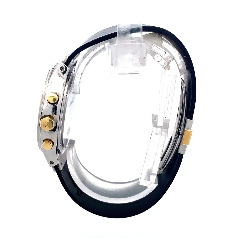 Reloj Hublot MDM Geneve Depose Código 1621.2 para Hombre – Cuarzo en Acero con Bisel de Oro y Cristal Zafiro