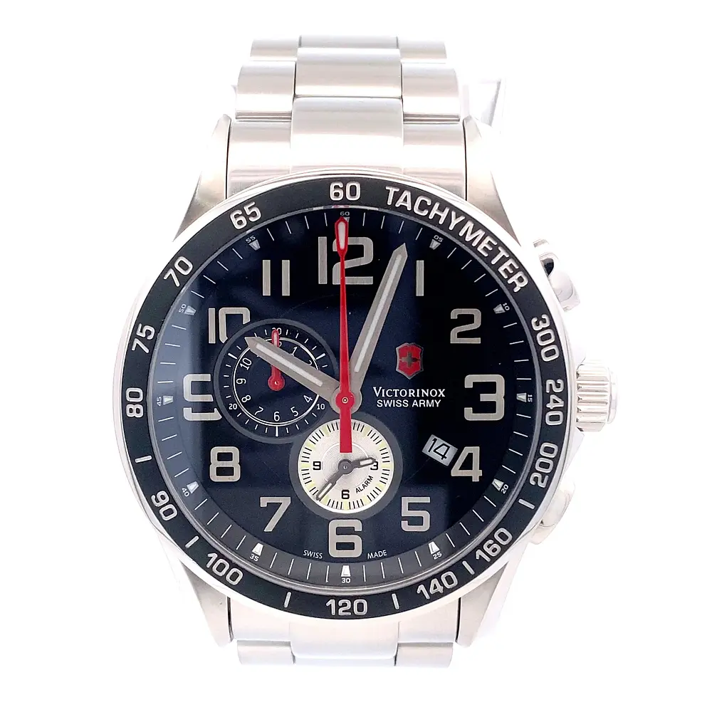 Reloj Victorinox Swiss Army Chrono Classic Código 241280 para Hombre – Cuarzo en Acero con Cristal Zafiro