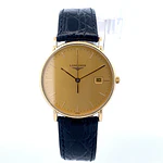Reloj Longines Presence Código L4.743.6 para Hombre – Cuarzo en Oro 750 con Cristal Zafiro