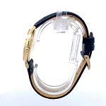 Reloj Longines Presence Código L4.743.6 para Hombre – Cuarzo en Oro 750 con Correa de Cuero Original y Cristal Zafiro