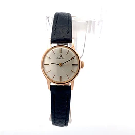 Reloj Omega Vintage para Mujer – Mecánico en Oro 750 con Cristal Plexiglas