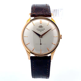Reloj Movado Gentleman Código R8465 para Hombre – Mecánico en Oro 750 con Cristal Plexiglas