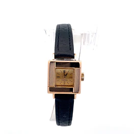 Reloj Omega Vintage Modelo 61 para Mujer – Mecánico en Oro 750 con Cristal Plexiglas
