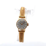 Reloj Cyma Vintage para Mujer – Mecánico en Oro 750 con Pulso de Oro y Cristal Plexiglas