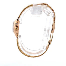 Reloj Longines Vintage para Mujer – Mecánico en Oro 750 con Pulso de Oro y Cristal Plexiglas