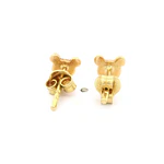 Aros de Oro 18K Figura Mickey Pintada 