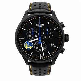 Reloj Tissot NBA T116617A TNBA Hombre Cronógrafo Acero Negro 45 mm Esfera Negra