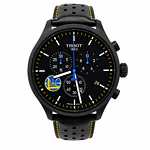 Reloj Tissot NBA T116617A TNBA Hombre Cronógrafo Acero Negro 45 mm Esfera Negra
