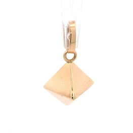Colgante Pirámide de Oro Amarillo 18K