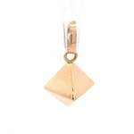 Colgante Pirámide de Oro Amarillo 18K