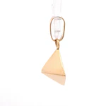 Colgante Pirámide de Oro Amarillo 18K