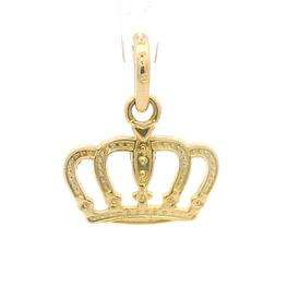 Colgante Corona de Oro Amarillo 18K