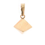 Colgante Pirámide de Oro Amarillo 18K