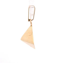 Colgante Pirámide de Oro Amarillo 18K