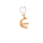 Colgante Pistilos con Perla de Oro Amarillo 18K