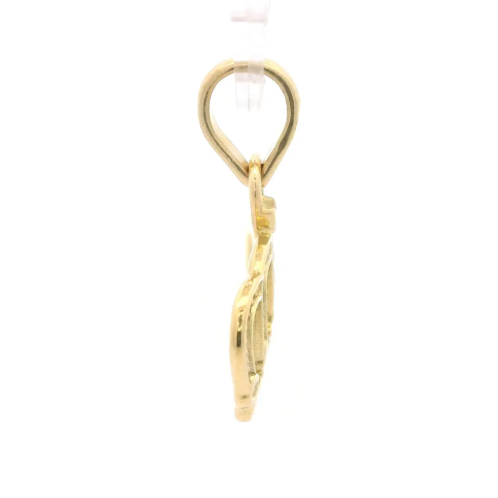 Colgante Corona de Oro Amarillo 18K