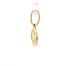 Colgante Medalla Religiosa de Oro Amarillo 18K