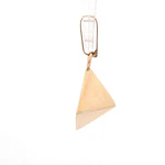 Colgante Pirámide de Oro Amarillo 18K