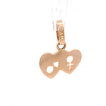 Colgante Corazones Calados Hombre y Mujer Oro Amarillo 18K