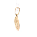 Colgante Medalla Religiosa de Oro Amarillo 18K