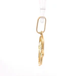 Colgante Mano de Fátima Calada de Oro Amarillo 18K