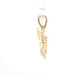 Colgante Mariposa Calada de Dos Oros 18K