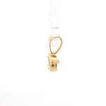 Colgante Punto de Luz de Oro Amarillo 18K con Piedra Incolora