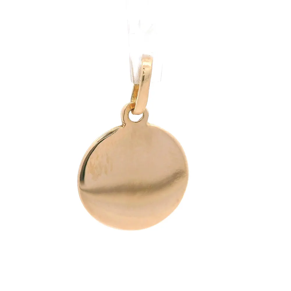 Colgante Medalla Religiosa de Oro Amarillo 18K