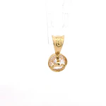 Colgante Punto de Luz de Oro Amarillo 18K con Piedra Incolora