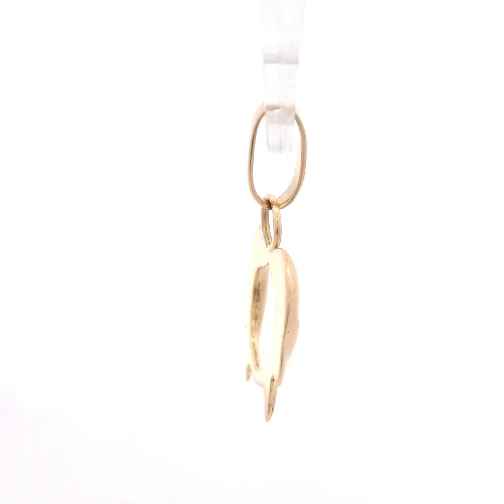 Colgante Delfines de Oro Amarillo 18K