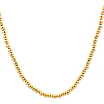 Cadena Pellet de Oro Amarillo 18K