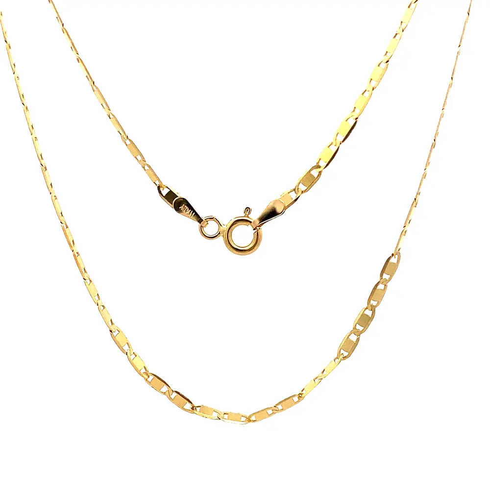 Cadena Valentino de Oro Amarillo 18K