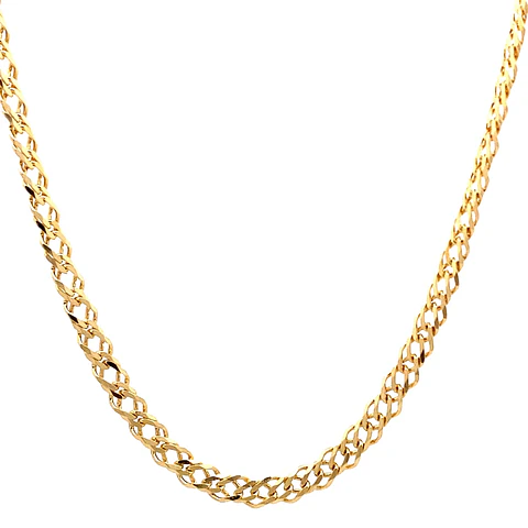Cadena Garibaldi de Oro Amarillo 18K