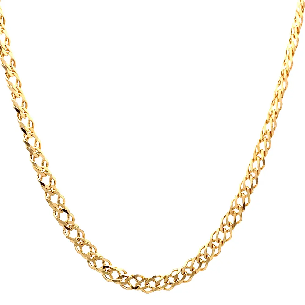 Cadena Garibaldi de Oro Amarillo 18K