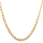 Cadena Garibaldi de Oro Amarillo 18K