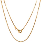 Cadena Espiga Doble de Oro Amarillo 18K