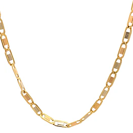 Cadena Valentino Tres Oros 18K