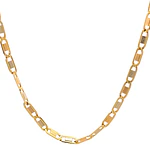 Cadena Valentino Tres Oros 18K