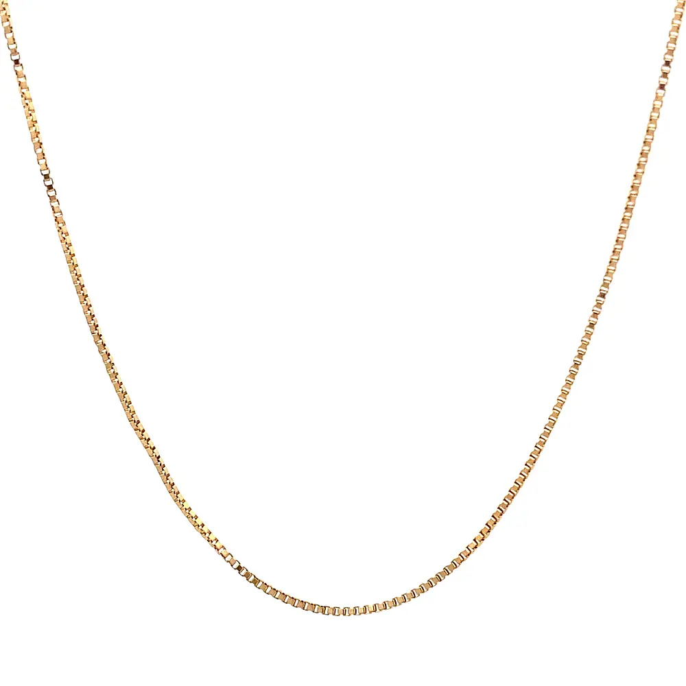 Cadena Veneciana de Oro Amarillo 18K