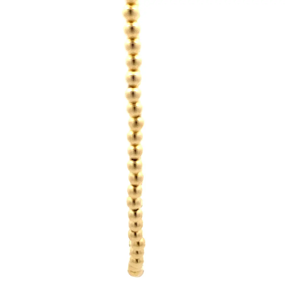 Cadena Pellet de Oro Amarillo 18K