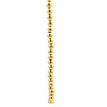 Cadena Pellet de Oro Amarillo 18K