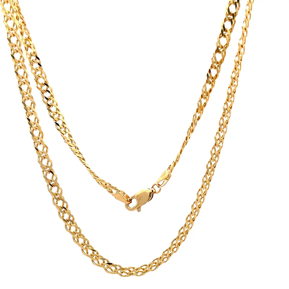 Cadena Garibaldi de Oro Amarillo 18K